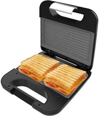 Cecotec Sandwichera Rock'nToast Grill +, 800W