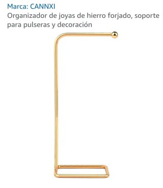 Expositores de Joyería Dorados