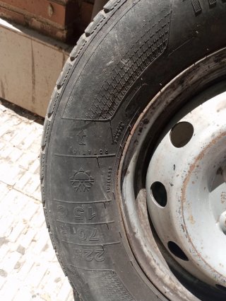 Rueda furgon 225/70 R15C