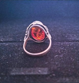 Anillo Plata con Ámbar