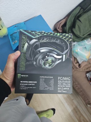 Cascos Gamer Monster Energy