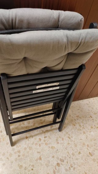 Sillas plegables Ikea madera negra