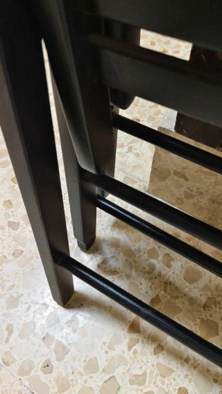 Sillas plegables Ikea madera negra