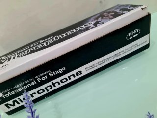 Microfone Profissional Hi-Fi para Palco