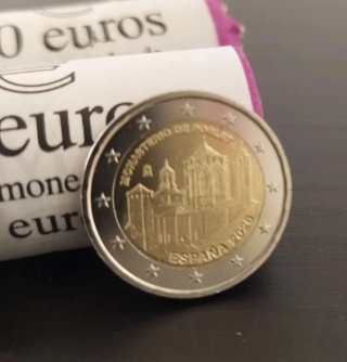 Rollo monedas 2 euros España 2026