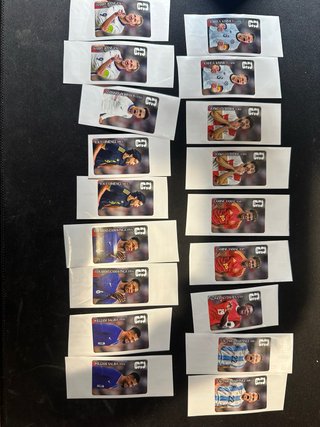 18 Cromos Panini Coca-Cola