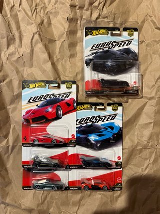 Hot Wheels Euro Speed Coleção com Bugatti Chase