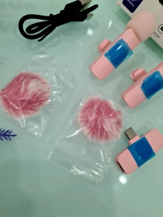 Microfones sem Fio Lavallier Rosa