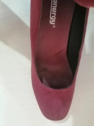 Scarpe donna energy, con tocco in Velluto Viola.
