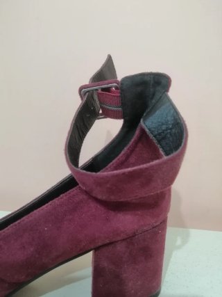 Scarpe donna energy, con tocco in Velluto Viola.