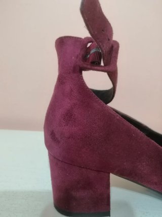 Scarpe donna energy, con tocco in Velluto Viola.