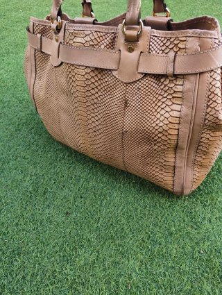 Bolso Gucci Running Tote Grande en Piel de Pitón A
