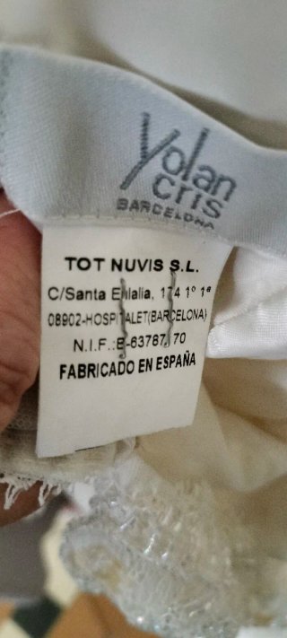 Vestido de Novia Crema