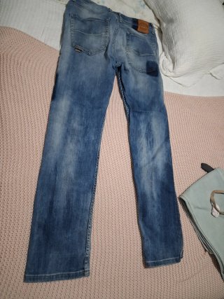Pantalón vaquero Salsa desgastado
