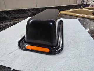 Molde Le Creuset Negro Naranja