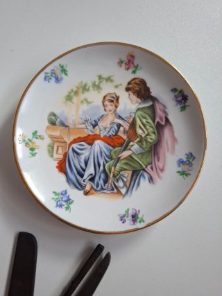 Set di 2 Piatti Decorativi