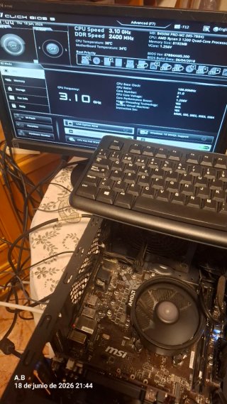 Combo Ryzen  MSI B450M PRO-M2