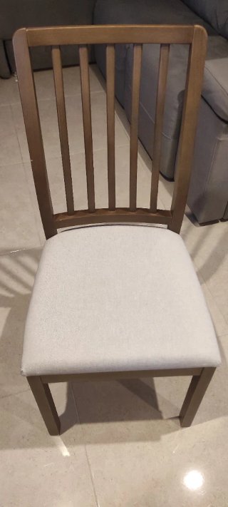 Mesa de madera maciza 1,20 extensible a 1,80 con 4