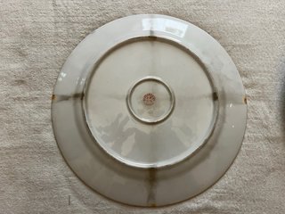 Coppia di piatti in ceramica Macao. Metà del XX secolo