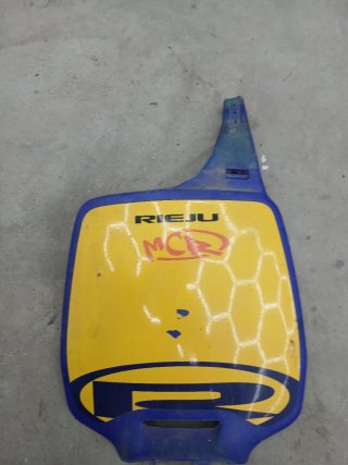 Careta Rieju MX 50 Azul y Amarillo