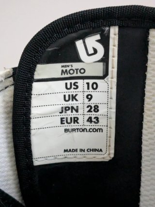 Botas Snowboard Burton Moto Talla 43