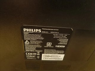 Televisor smart TV Philips Negro con mando
