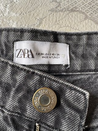 Pantalón vaquero Zara gris mujer T.34