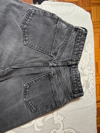 Pantalón vaquero Zara gris mujer T.34