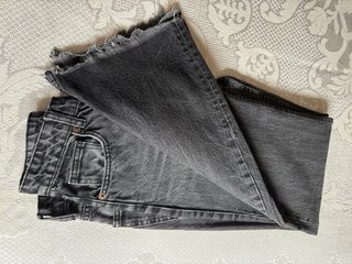 Pantalón vaquero Zara gris mujer T.34