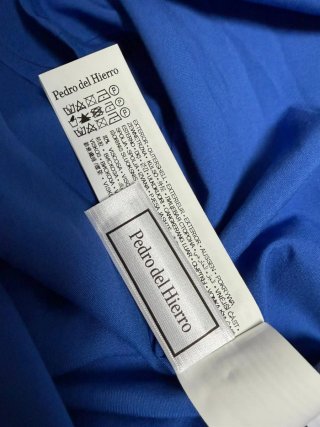 Vestido asimétrico azul Pedro del Hierro