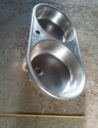 Fregadero doble acero inoxidable