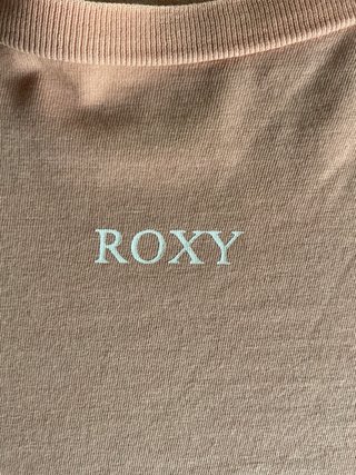 Vestido camisero Roxy rosa pastel. Estilo oversize