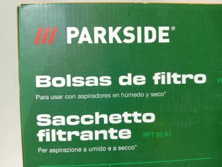 Bolsas filtro Aspiradoras PARKSIDE 10 uds