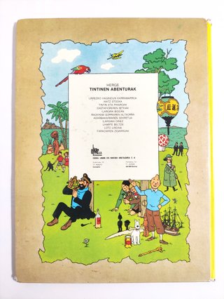 TINTIN EN EUSKERA – Adarbakarraren Sekretua Elkar