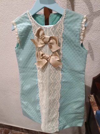 Vestido niña mint lunares los 4 vestidos 50