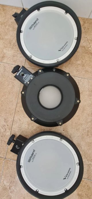 3x Roland PDX-8 V-Drums Pads