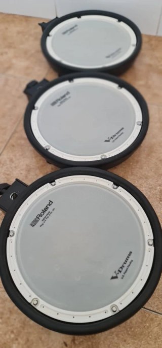 3x Roland PDX-8 V-Drums Pads