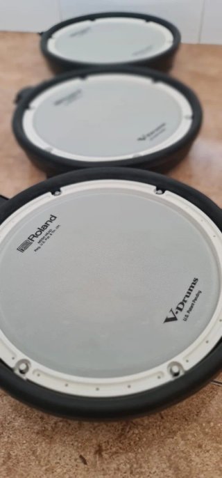 3x Roland PDX-8 V-Drums Pads