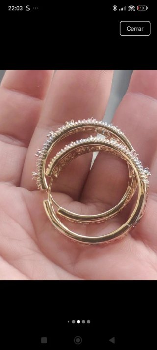 Pendientes Aro Chapados en Oro 18k Gran oferta