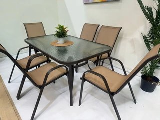Mesa y 6 Sillas Comedor Exterior Chollo!!