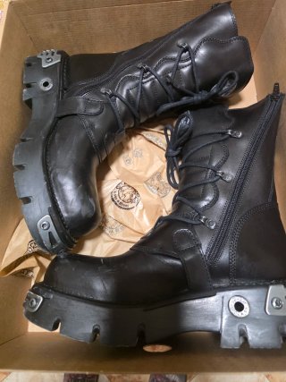 Botas New Rock Negras Talla 42
