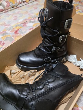 Botas New Rock Negras Talla 42