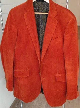 Etro Chaqueta Estampada Azul Marino