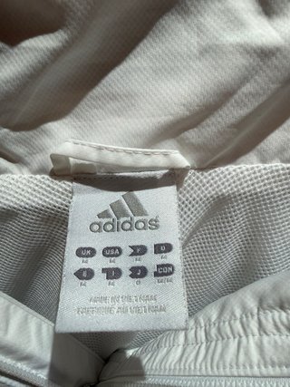 Chaqueta Real Madrid Adidas Blanca y Azul
