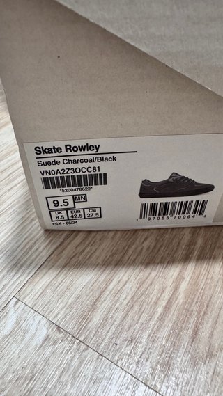 Vans Skate Rowley Talla 42.5