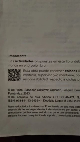 Lengua y Literatura, 2 ESO, Operación mundo