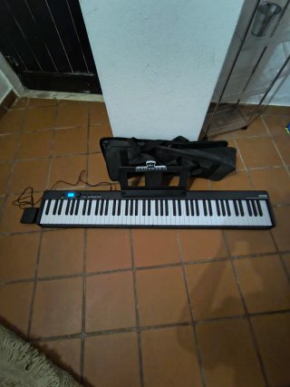 Teclado VEVOR 88 Teclas Dobrável