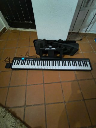 Teclado VEVOR 88 Teclas Dobrável