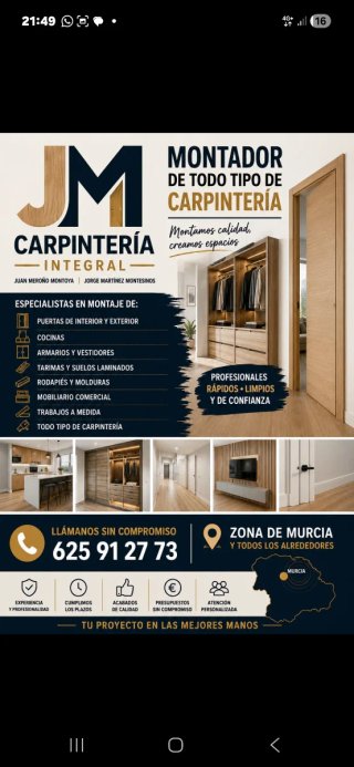 Carpintería Integral JM - Montajes a Medida