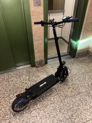 Patinete Eléctrico Negro doble motor de 1.200
